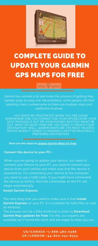 complete guide to update your garmin gps maps