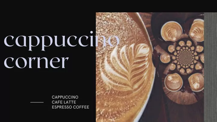 cappuccino corner