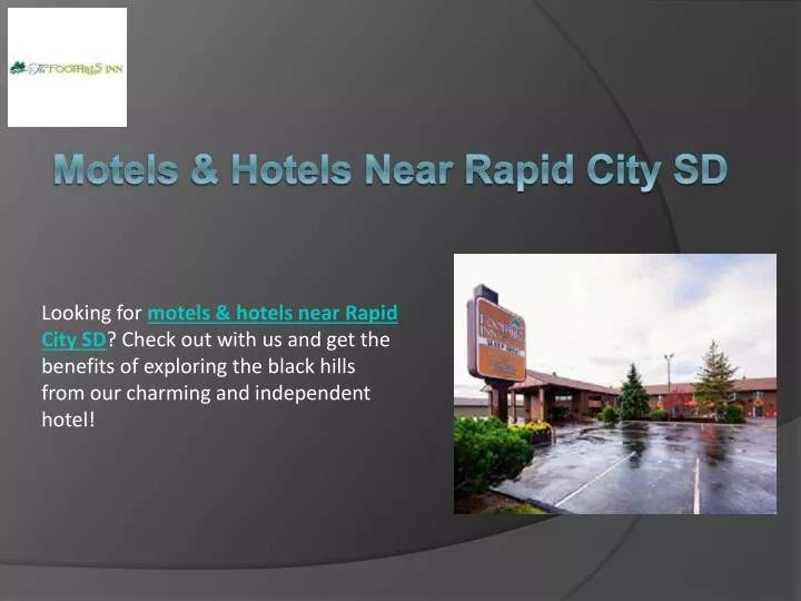 motels hotels near rapid city sd