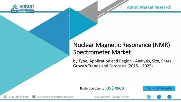 nuclear magnetic resonance nmr spectrometer market