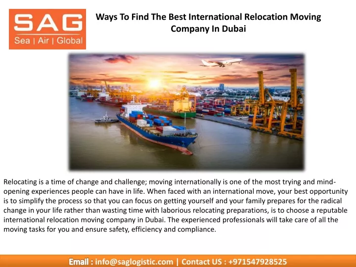 ways to find the best international relocation