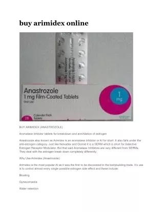 buy arimidex online