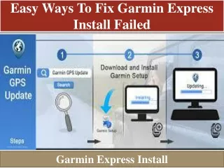 Easy Ways To Fix Garmin Express Install Failed