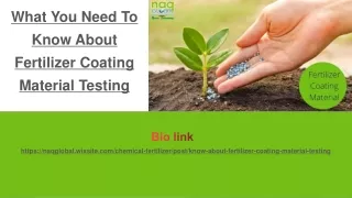 what you need to know about fertilizer coating