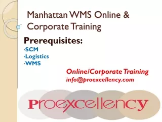 Manhattan WMS Online & Corporate Training-converted