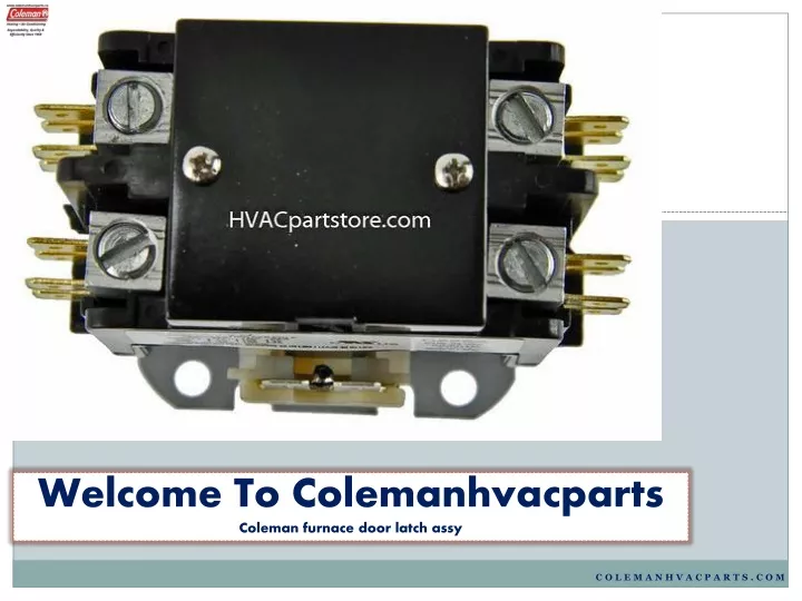 welcome to colemanhvacparts coleman furnace door latch assy