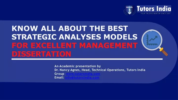 know all about the best strategic analyses models