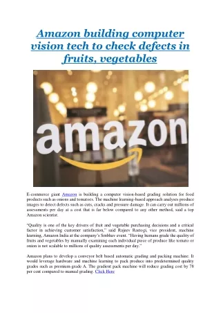 amazon building computer vision tech to check