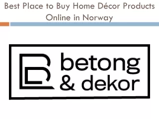 Best Place to Buy Home Décor Products Online in Norway