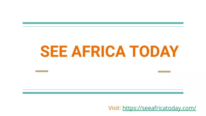 see africa today