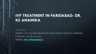 IVF Specialist in Faridabad-Midas Clinic