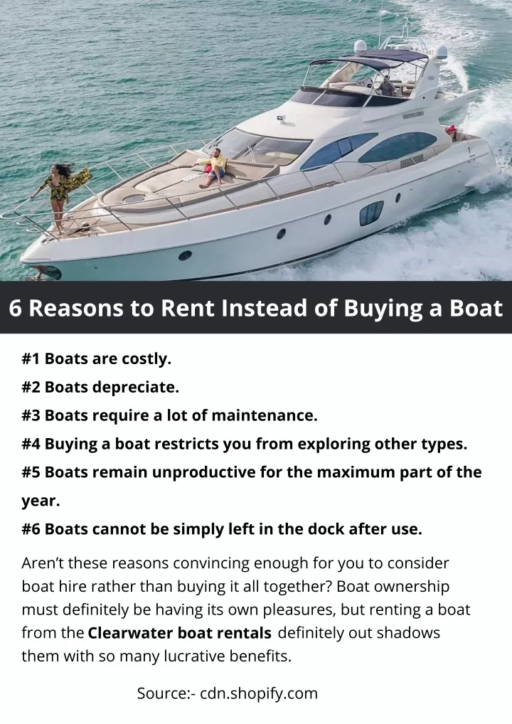 6 reasons to rent instead of buying a boat