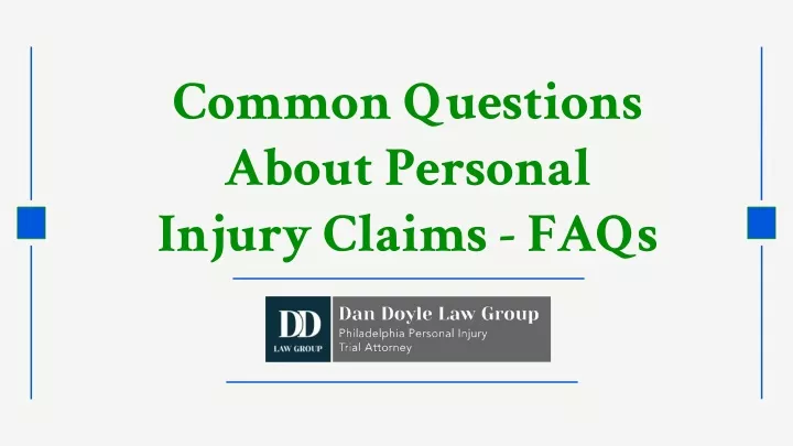 common questions about personal injury claims faqs