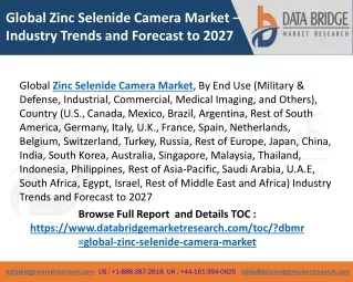 global zinc selenide camera market industry