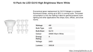 High Brightness Warm White Light