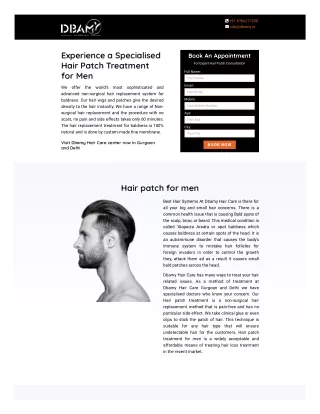 Hair Patch For Man