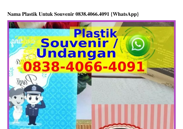 nama plastik untuk souvenir 0838 4066 4091