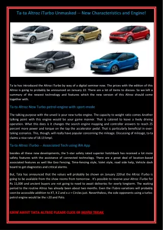 Tata Altroz Colours In India 5 Colours to Choose From