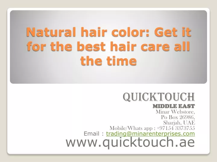 natural hair color get it for the best hair care all the time