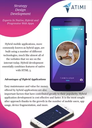 Hybrid App Mobile Development