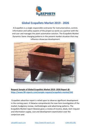 global ecopallets market 2019 2026