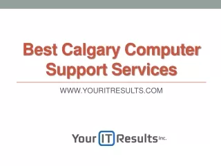 Best Calgary Computer Support Services - www.youritresults.com