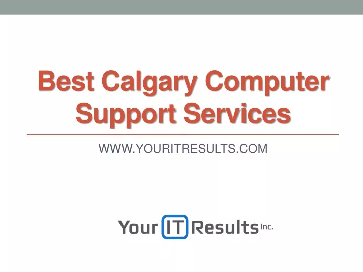 best calgary computer support services