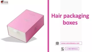 hair packaging boxes