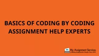 basics of coding by coding assignment help experts