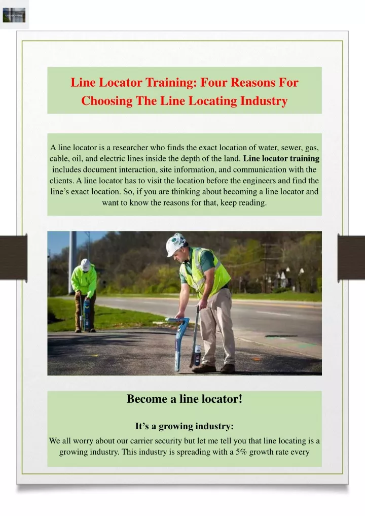 line locator training four reasons for choosing