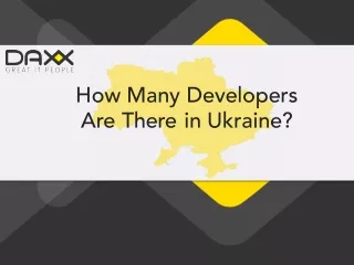 How Many Ukrainian Developers Are There?