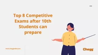 top 8 competitive exams after 10th students