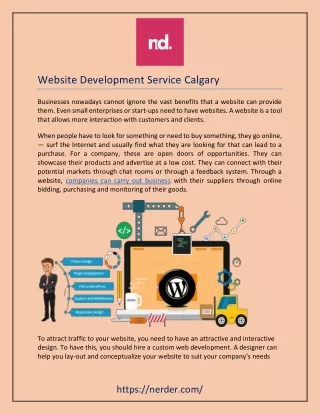 website development service calgary
