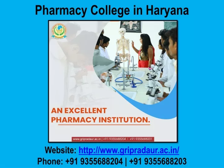 pharmacy college in haryana