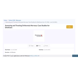 home online cme webcasts assessing and treating