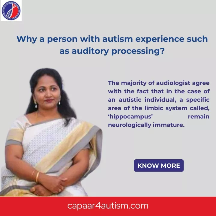 why a person with autism experience such