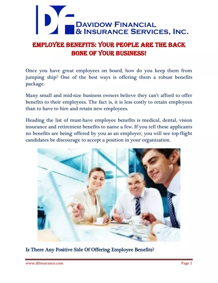 employee benefits your employee benefits your