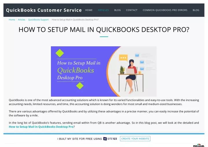 ppt-how-to-setup-mail-in-quickbooks-desktop-pro-powerpoint