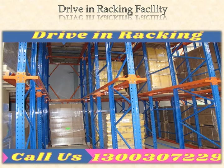 drive in racking facility