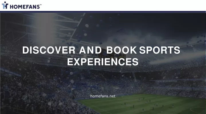 discover and book sports experiences