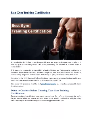 Best Gym Training Certification-converted