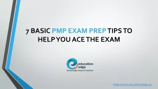 7 basic pmp exam prep tips to help