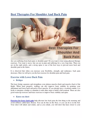 Best Therapies For Shoulder And Back Pain-converted