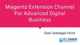 Magento 2 Extension Channel For Advanced Digital Business