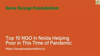 Top 10 NGO in Noida Helping Poor in This Time of Pandemic