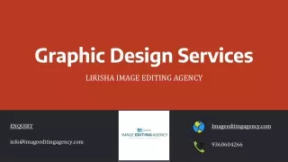 Lirisha Image editing agency - Graphic Design Services