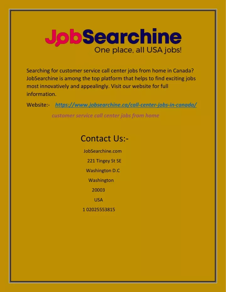 searching for customer service call center jobs