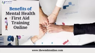 Benefits of Mental Health First Aid Training Online