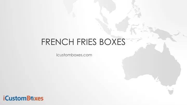 french fries boxes