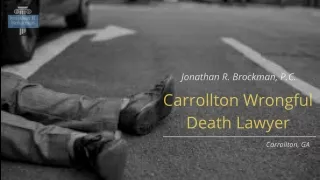 Carrollton Wrongful Death Lawyer